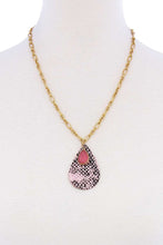 Load image into Gallery viewer, Stylish Tear Drop Shape Chain Necklace