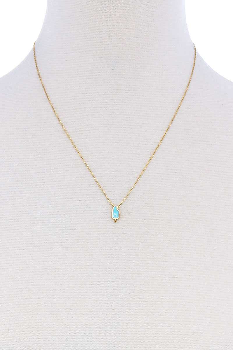Cute Fashion Accent Brass Necklace