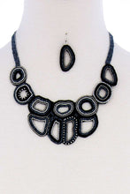 Load image into Gallery viewer, Multi Beaded Fashion Chunky Necklace And Earring Set
