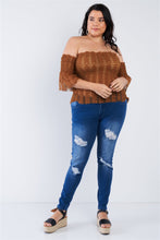 Load image into Gallery viewer, Off The Shoulder Plus Size Top
