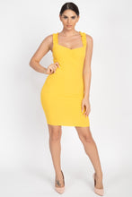 Load image into Gallery viewer, Ruffle Strap Ribbed Mini Dress