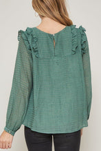 Load image into Gallery viewer, A Semi-sheer Striped Woven Top