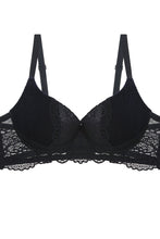 Load image into Gallery viewer, Push Up Velvet And Lace Bra