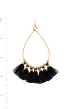 Load image into Gallery viewer, Fashion 7 Mini Tassel Tear Drop Wire Earring