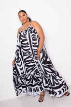 Load image into Gallery viewer, Printed Voluminous Maxi Dress