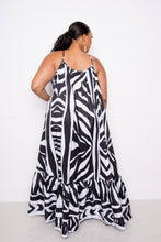 Load image into Gallery viewer, Printed Voluminous Maxi Dress