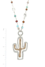 Load image into Gallery viewer, Cactus Pendant Necklace