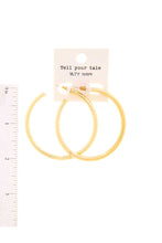 Load image into Gallery viewer, Trendy Fashion 2 Inch Open Hoop Earring