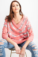 Load image into Gallery viewer, 3/4 Sleeves Special Washed Boxy Cotton Slub Top