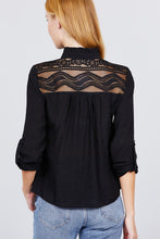 Load image into Gallery viewer, V-neck Button Down Woven Top