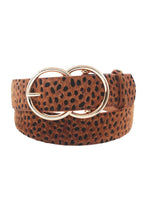 Load image into Gallery viewer, Stylish Cheetah Fur And Pattern Belt