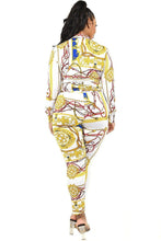 Load image into Gallery viewer, Plus Pattern Printed 2 Piece Legging Set