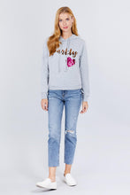 Load image into Gallery viewer, Sparkly Sequins Hoodie Pullover