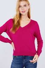 Load image into Gallery viewer, V-neck Back Cross Sweater