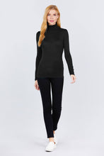 Load image into Gallery viewer, Turtle Neck Rayon Jersey Top