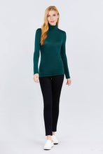 Load image into Gallery viewer, Turtle Neck Rayon Jersey Top