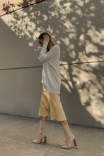Load image into Gallery viewer, Satin Ruffle Waist Midi Skirt