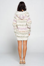 Load image into Gallery viewer, Terry Brushed Print Sweater Dress