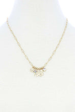 Load image into Gallery viewer, Dainty Star Lighting Bolt Charm Metal Necklace