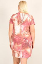 Load image into Gallery viewer, Plus Size Tie-dye Print Relaxed Fit Dress