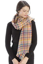 Load image into Gallery viewer, Colored Plaid Checkered Scarf