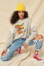 Load image into Gallery viewer, A French Terry Knit Graphic Sweatshirt