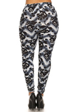 Load image into Gallery viewer, Abstract Print, Full Length Leggings In A Slim Fitting Style With A Banded High Waist