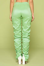 Load image into Gallery viewer, Leather Pu Ruched Pants