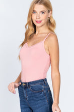 Load image into Gallery viewer, Heavy Rib Cami W/lace Bodysuit