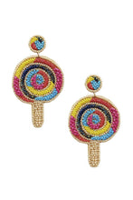 Load image into Gallery viewer, Seed Bead Ice Cream Dangle Earring