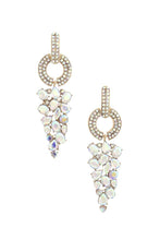 Load image into Gallery viewer, Circle Rhinestone Earring