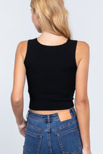 Load image into Gallery viewer, Sleeveless V-neck Twist Knot Knit Top