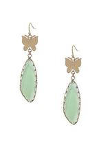 Load image into Gallery viewer, Fashion Butterfly Clear Stone Dangle Earring