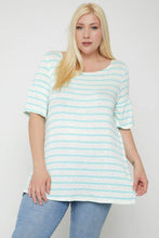 Load image into Gallery viewer, Striped Tunic, Featuring Flattering Flared Sleeve