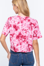 Load image into Gallery viewer, Tie-dye Cotton Jersey Crop Top