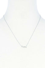 Load image into Gallery viewer, Happy Message Dainty Metal Necklace