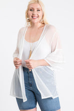 Load image into Gallery viewer, Ruffle Sleeve Open Cardigan