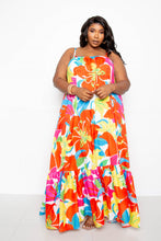 Load image into Gallery viewer, Printed Voluminous Maxi Dress