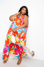 Load image into Gallery viewer, Printed Voluminous Maxi Dress