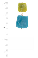 Load image into Gallery viewer, Acetate Resin Square Drop Earring