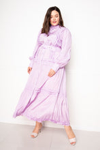 Load image into Gallery viewer, Belted Shirt Dress With Ruffle Detail