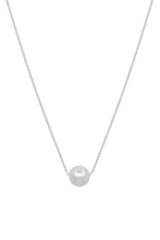 Load image into Gallery viewer, Metal Chain Pearl Pendant Necklace