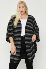 Load image into Gallery viewer, Multi-color Striped Cardigan