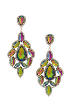 Load image into Gallery viewer, Teardrop Rhinestone Dangle Earring