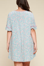 Load image into Gallery viewer, Plus Size Spring Floral Printed Lovely Swing Dress