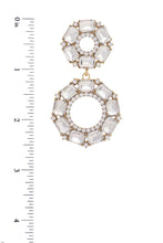 Load image into Gallery viewer, Double Circle Rhinestone Earring