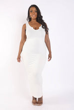 Load image into Gallery viewer, Ribbed Tank Maxi Dress