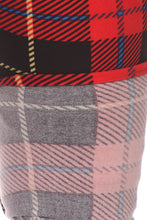Load image into Gallery viewer, Plus Size Plaid &amp; Checkered Print, Full Length Leggings In A Fitted Style