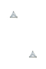 Load image into Gallery viewer, Triangle 7mm Crystal Stud Earring