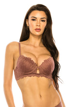 Load image into Gallery viewer, Coverage Lace Trim Bra